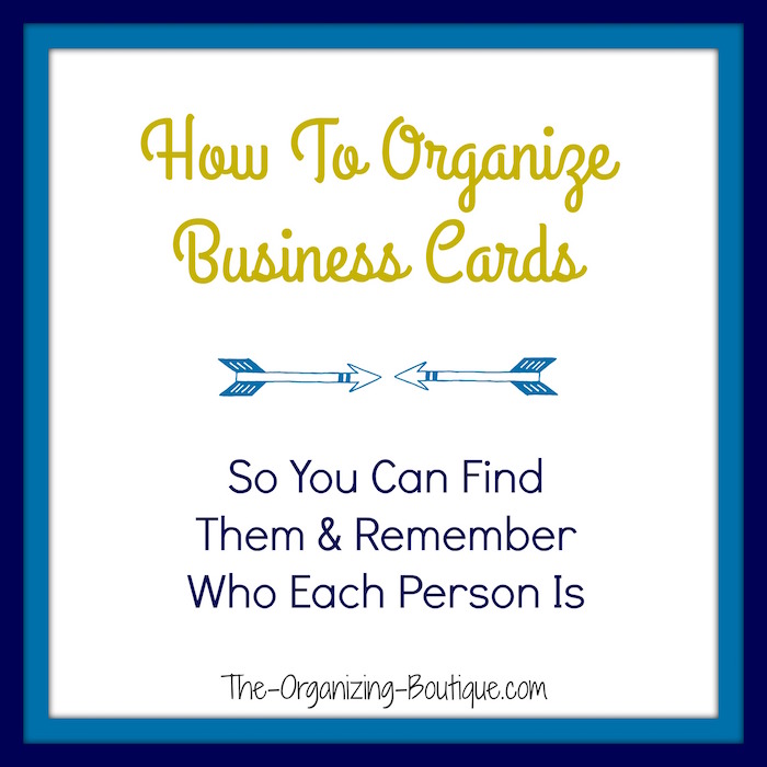 Need help with business card management? Here are some fantastic business card storage ideas!