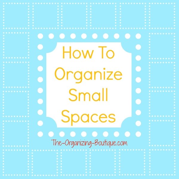 Organizing small spaces is challenging, but it absolutely can be done! Here are some great tips on how to organize small spaces.