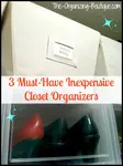 Let's keep things simple. Here are my top 3 closet storage solutions, and how they can be used in different ways to your advantage.