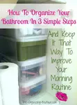 Bathroom and makeup organization = faster morning routine and being on time. Use these simple bathroom storage ideas to enhance your daily life!