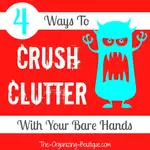 Are you overwhelmed with clutter and wondering how to declutter your home? Check out these top organizing ideas on clutter control!