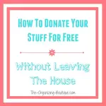 Three ways to donate used furniture and other household goods without leaving your house.