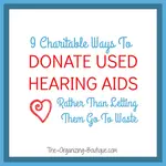 Looking to donate hearing aids? Here's a list of resources that can help.