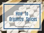Do you have a drawer spice rack? Here's how I helped my client utilize hers.