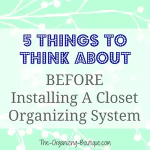 Looking for closet organizing systems? Check out this great list of closet organizer products!
