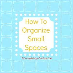Organizing small spaces is challenging, but it absolutely can be done! Here are some great tips on how to organize small spaces.