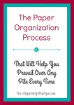 Papers, files, documents, records, reports, archives, information overload! My process for organizing paperwork will help you achieve paper organization once and for all!