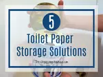 Let's have some bathroom fun! Here are the best toilet paper storage ideas like an over the toilet cabinet and more!