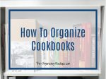 Organize Cookbooks Title