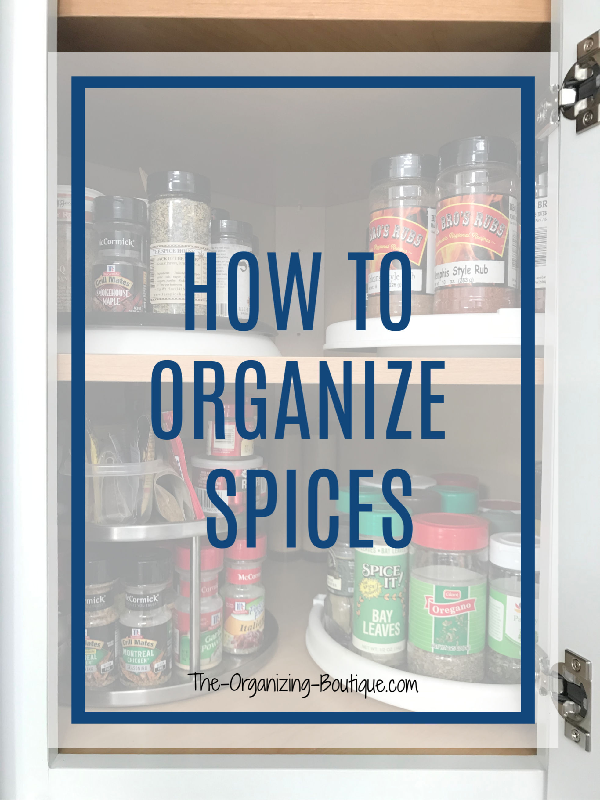How To Organize Spices Title