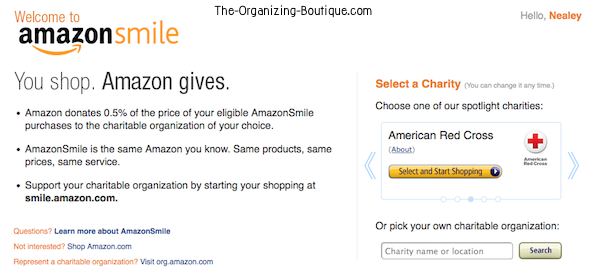 Amazon Smile Program