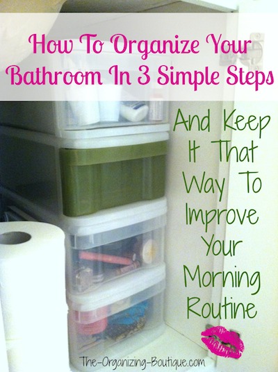 Bathroom and makeup organization = faster morning routine and being on time. Use these simple bathroom storage ideas to enhance your daily life!