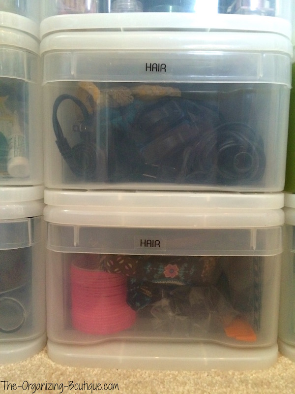 Plastic Storage Drawers for Bathroom Items