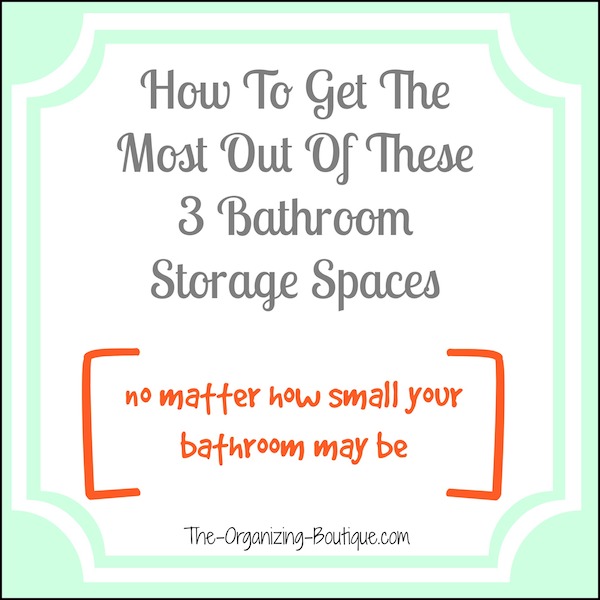 Are your bathroom storage cabinets a mess? Use these simple tips for bathroom storage units to control the chaos.