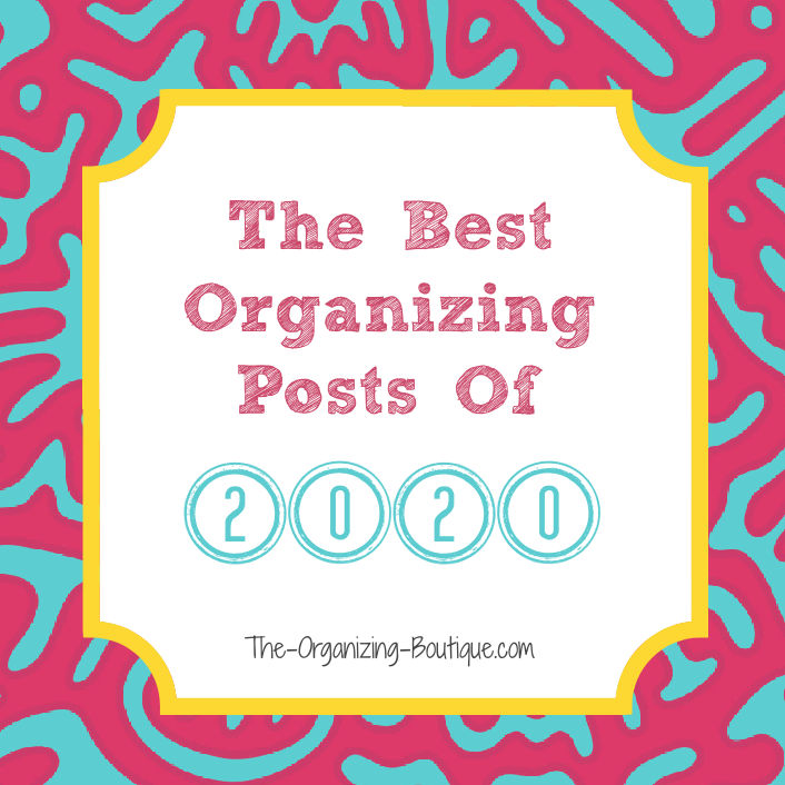 Looking for 2020 organization tips? Here are my top 10 blog posts this year.
