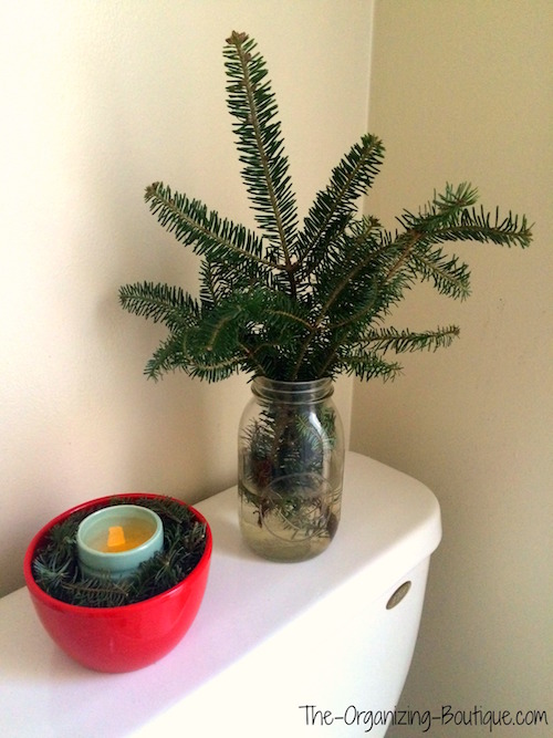 Do you make Christmas tree crafts? Here's a fun, easy way to reuse the trimmings.