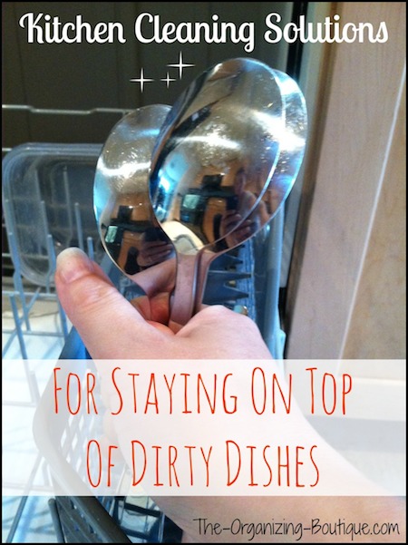 kitchen cleaning solutions for staying on top of dirty dishes