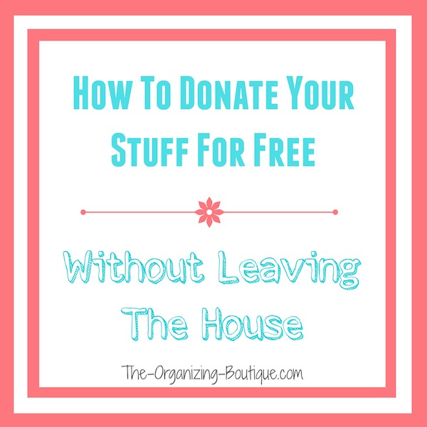 donate used furniture & houssehold goods without leaving the house