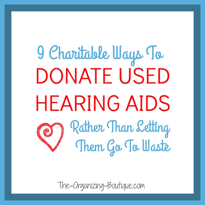 donate hearing aids