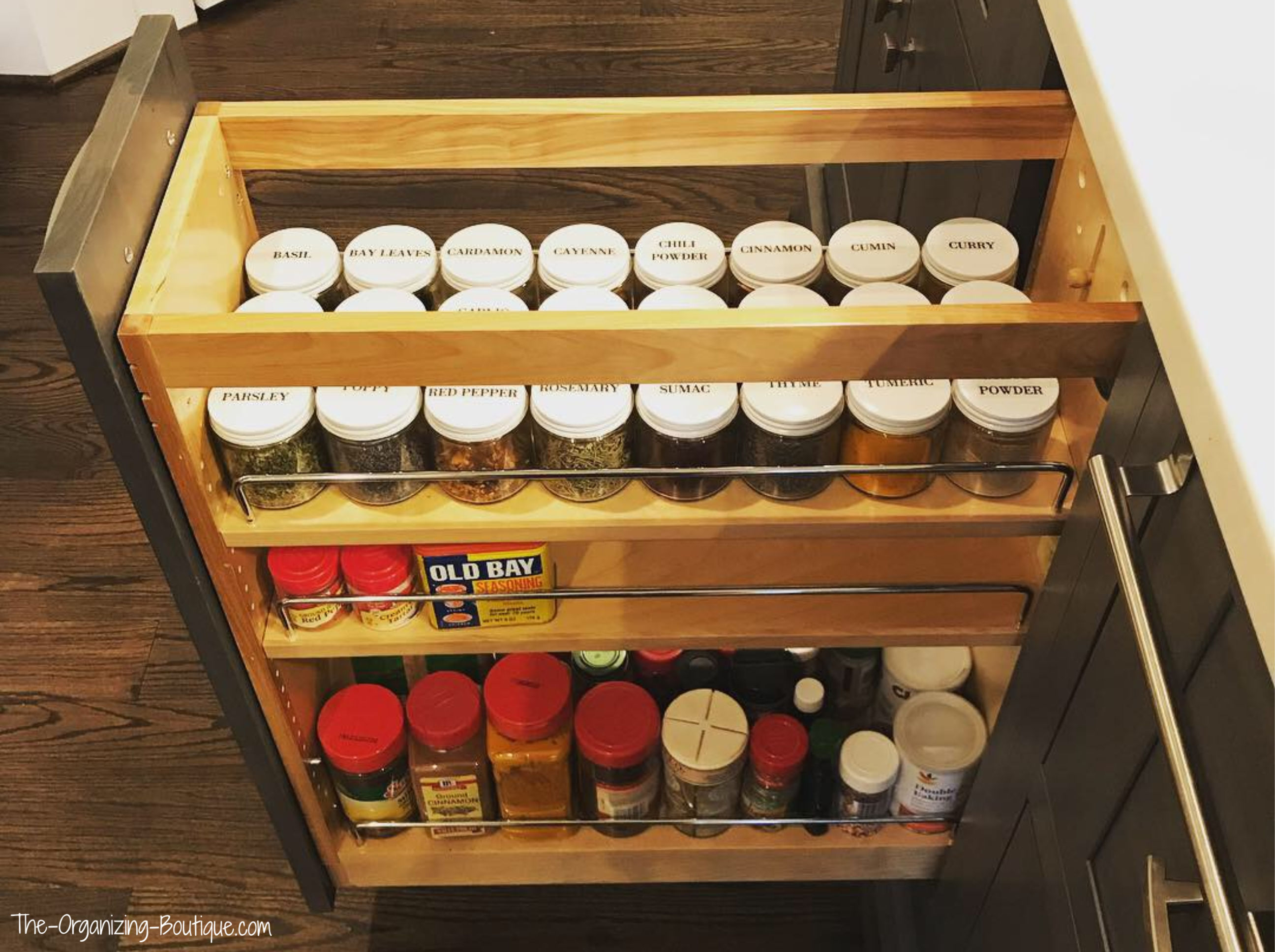Drawer Spice Rack | How To Organize Spices
