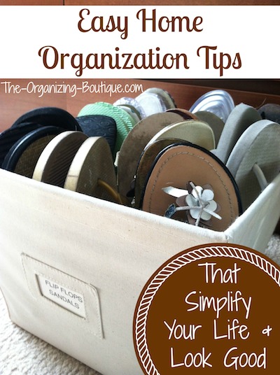 home organization tips that will simplify your life & look good