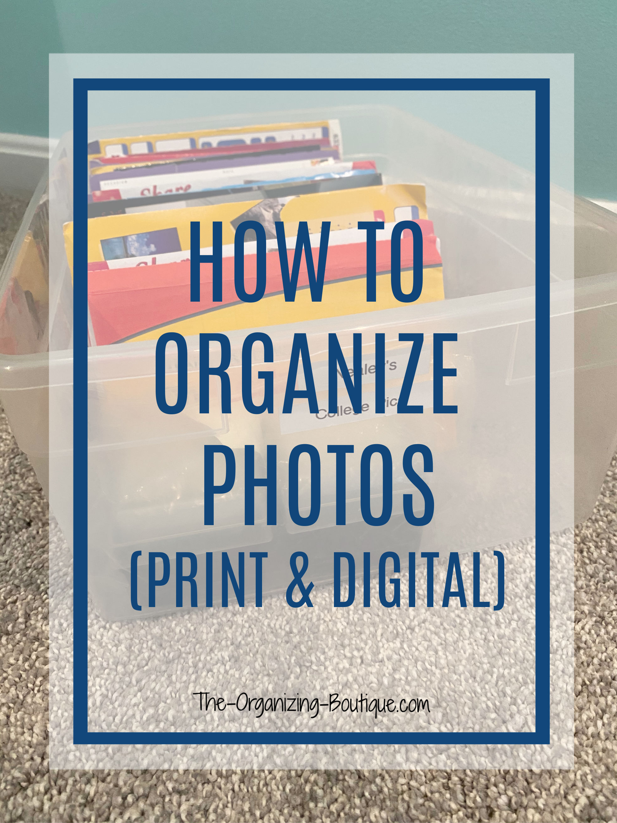 How To Organize Photos Title