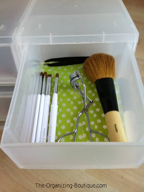Makeup Storage Drawers & DIY Washi Tape Craft