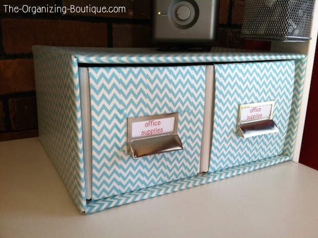 DIY Home Decor Crafts - Office Drawers Makeover Using Washi Tape