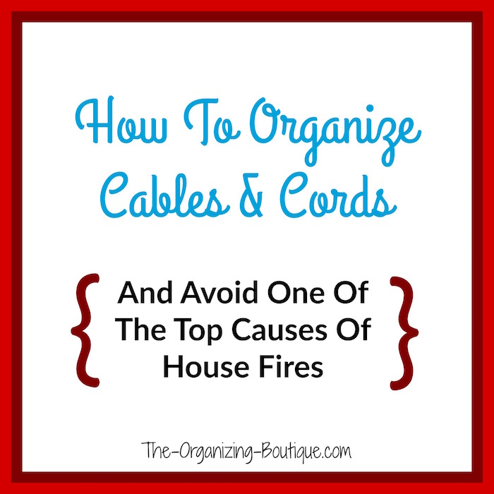 Liberate yourself from the cord clutter chaos! Here are some fabulous office organization tips and product suggestions like computer cable organizer products.