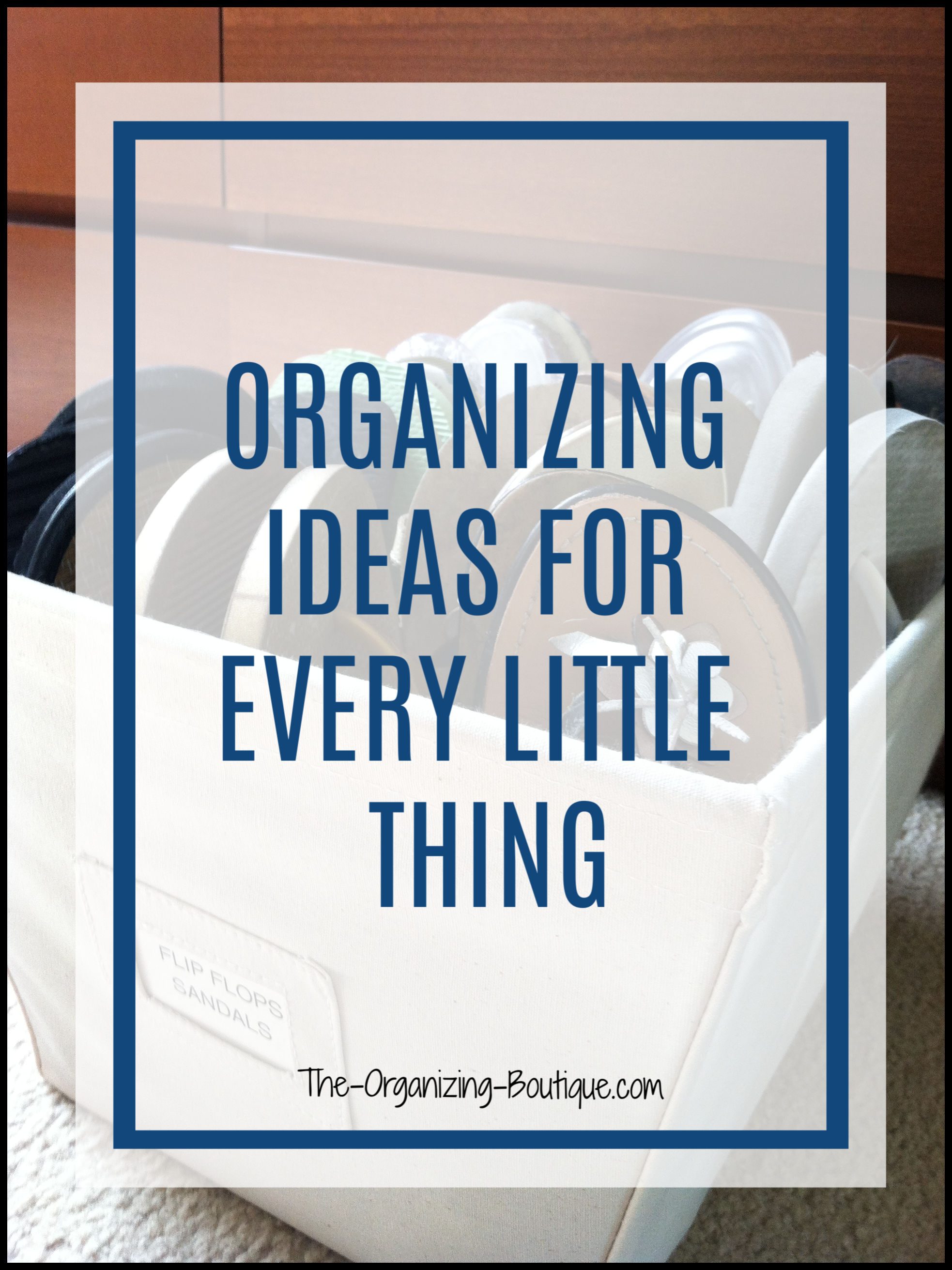 ANYTHING can be organized! Use these simple organizing ideas to create your organized home - crafts, books, photos, scrapbooks, coupons and much more!