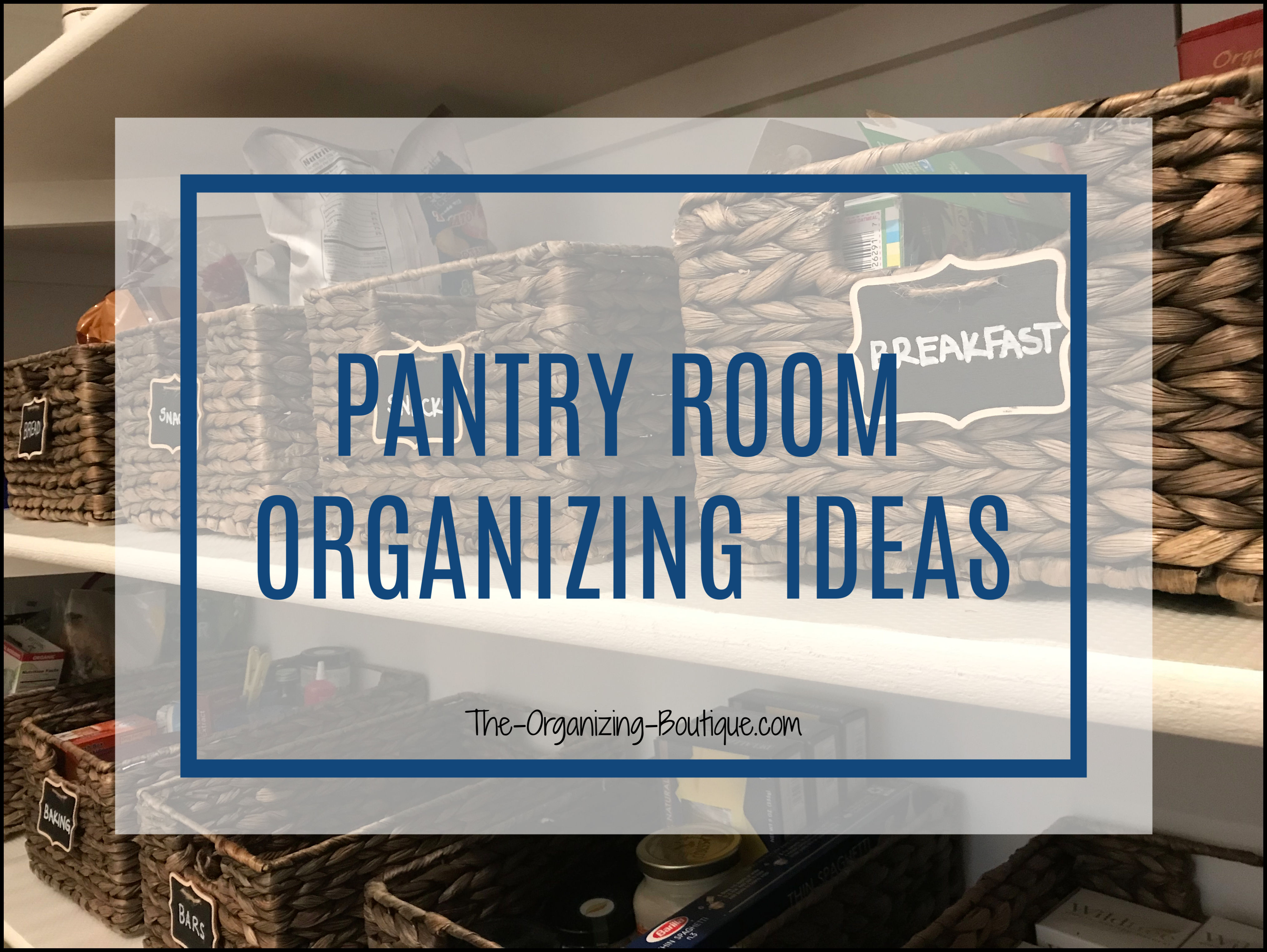 Check out this before and after of my client's pantry room!