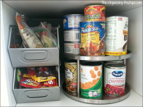 organizing a pantry