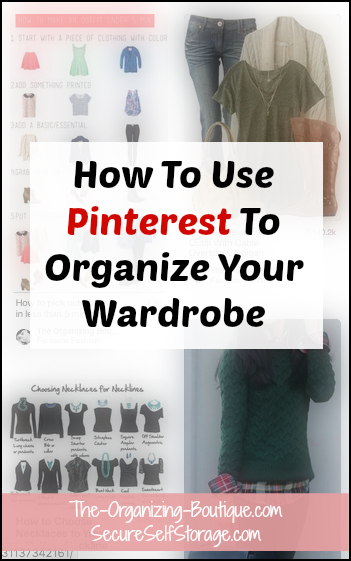 I love Pinterest ideas! This post is all about using Pinterest to organize your wardrobe.