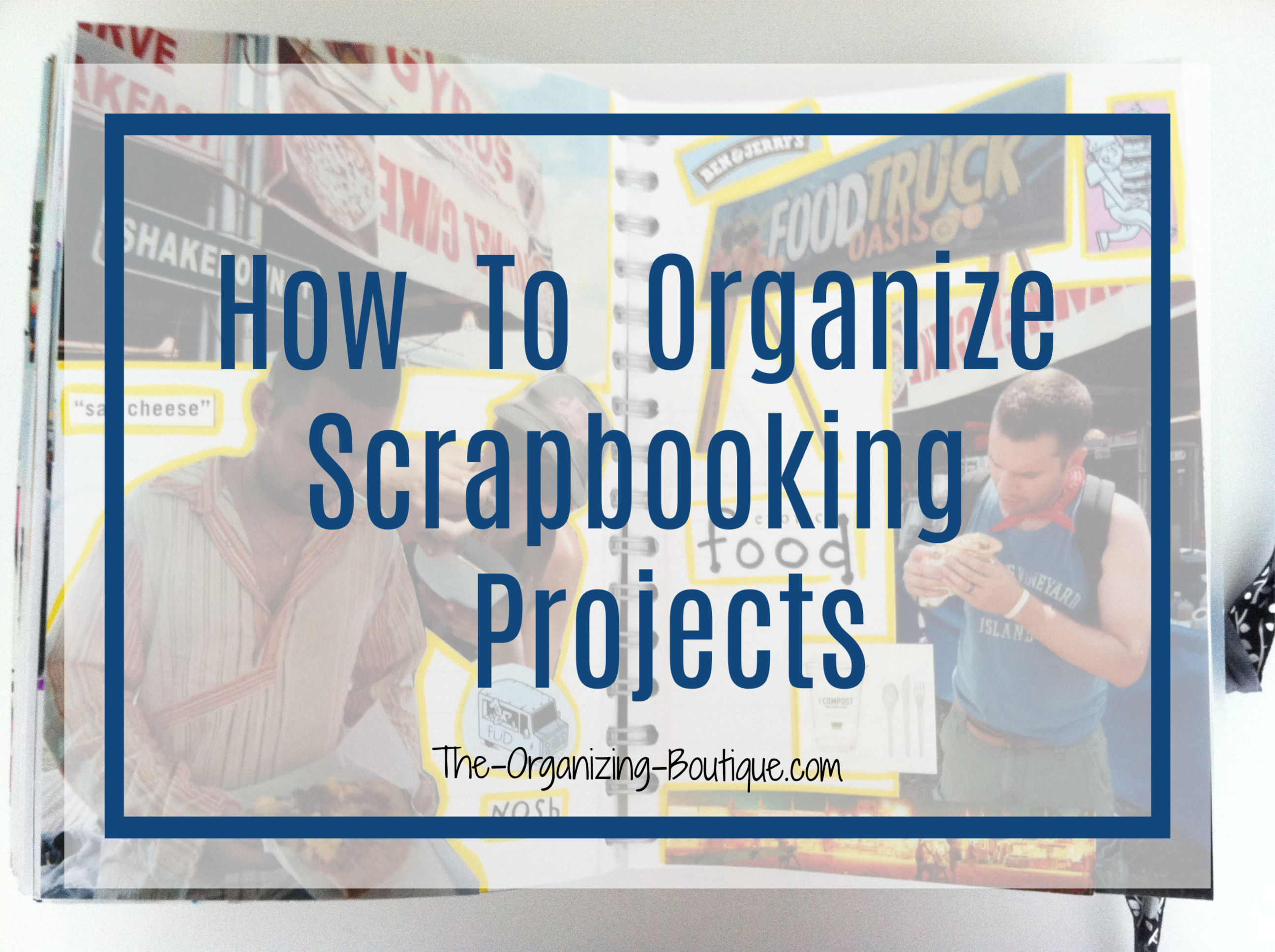 Looking for tips on how to scrapbook and how to organize scrapbooking projects? Here's how to put together a rockin' scrapbook!