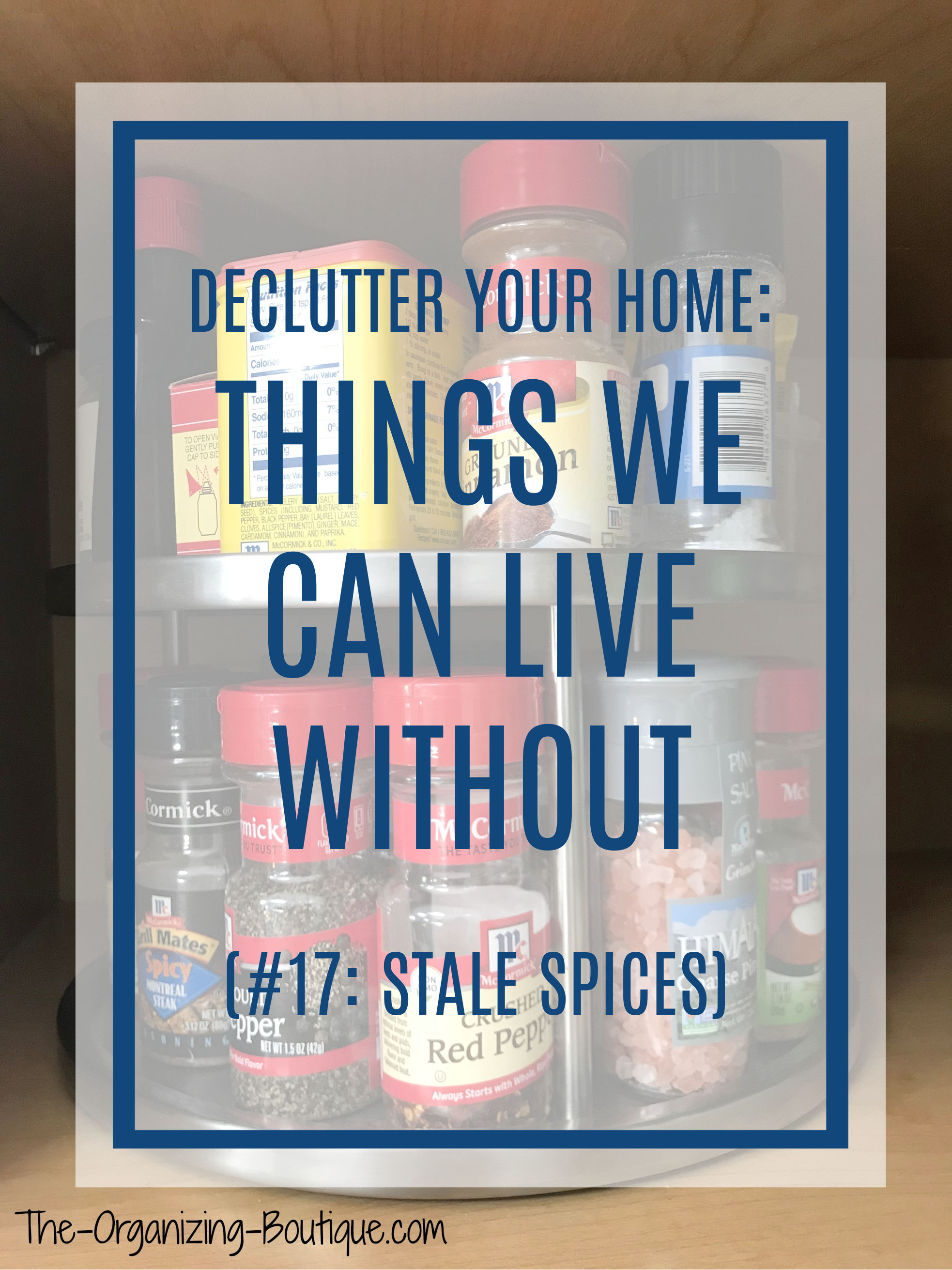 Declutter your home and declutter life! Here's a growing list of things you can live without. Let's do some clutter control!