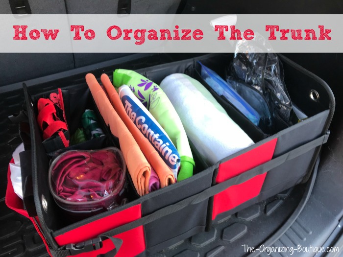 Is your car a mess? This car trunk organizer will help.