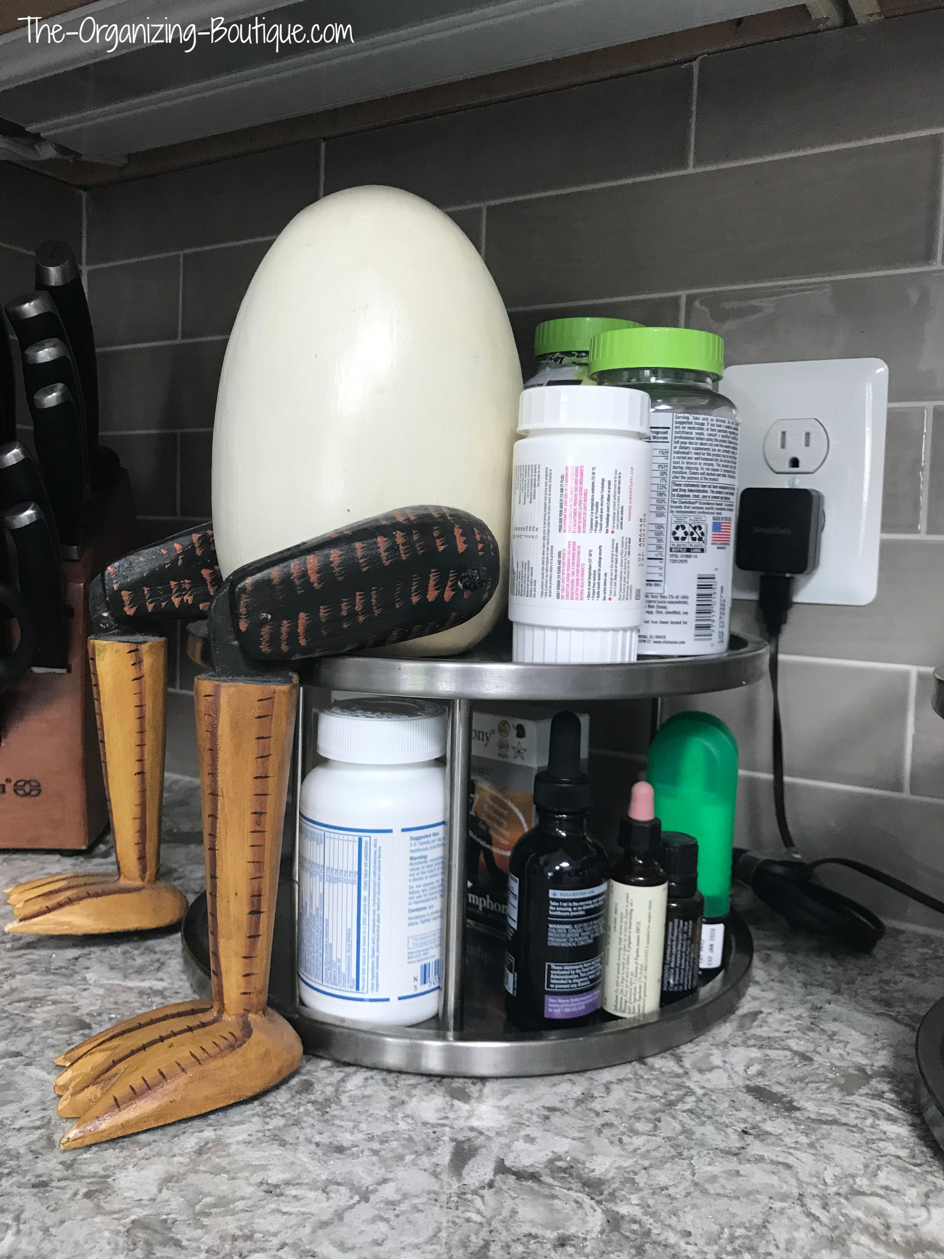 Any storage ideas for a LOT of vitamin and supplement bottles?