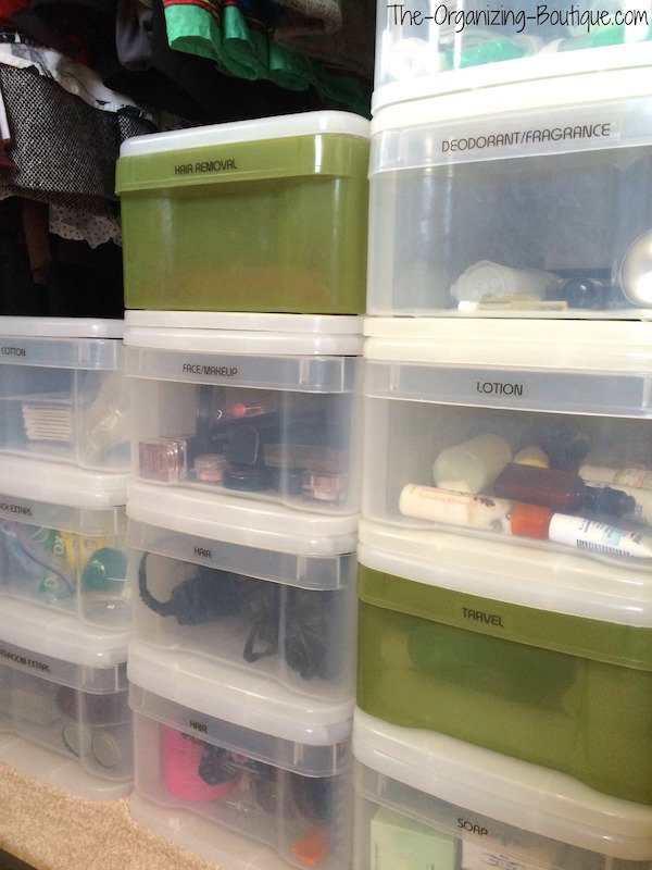 plastic organizer drawers for bathroom stuff