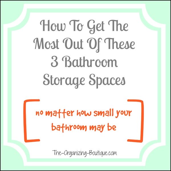Are your bathroom storage cabinets a mess? Use these simple tips for bathroom storage units to control the chaos.