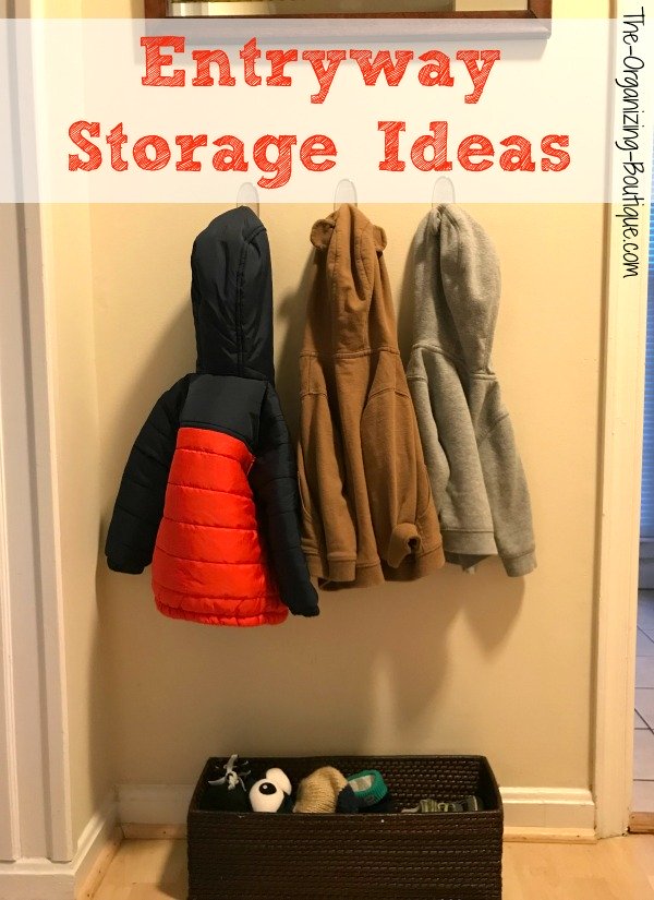 Looking for entryway storage ideas for kids' stuff? Then check this out!