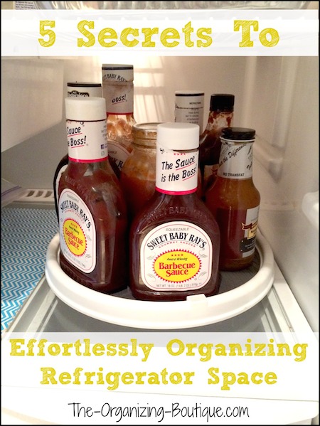 5 secrets to organizing refrigerator space