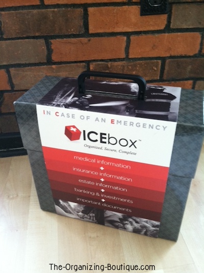 ICEbox document storage box