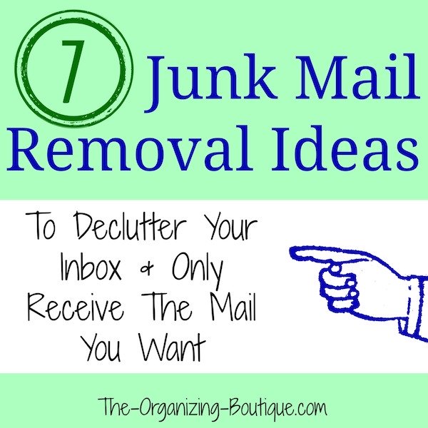Here are junk mail removal ideas to block junk mail from ending up in your mailbox. Who needs it anyway?!