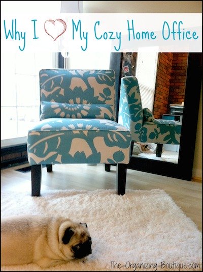 Want to peak inside a professional organizer's office? Done! Here's my home office layout and the things that inspire me to be crazy productive.