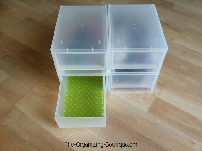 Makeup Storage Drawers & DIY Washi Tape Craft