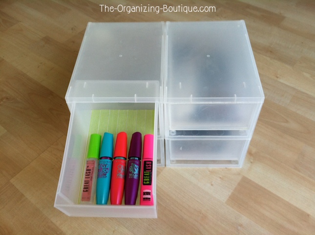 Makeup Storage Drawers & DIY Washi Tape Craft