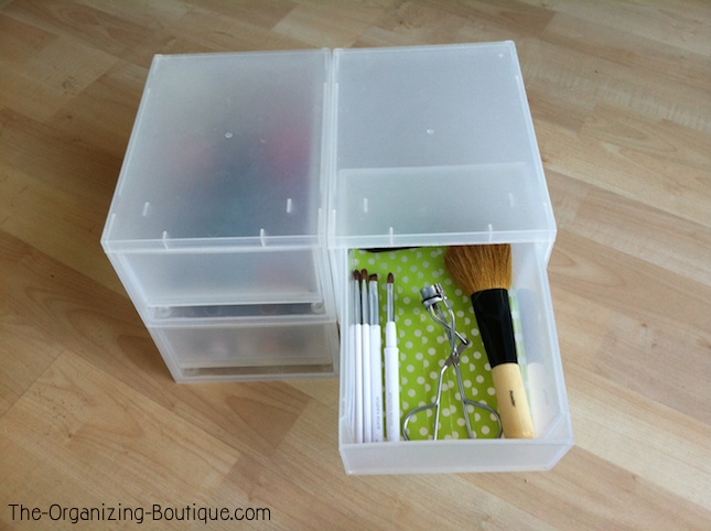 Makeup Storage Drawers & DIY Washi Tape Craft