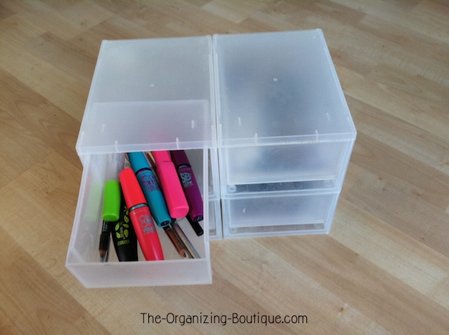 Makeup Storage Drawers & DIY Washi Tape Craft