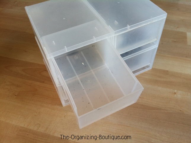 Makeup Storage Drawers & DIY Washi Tape Craft