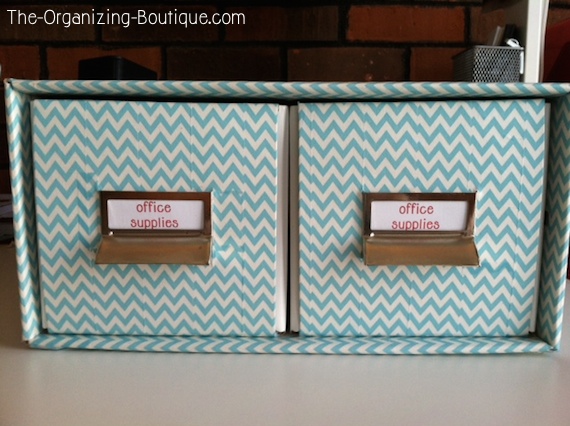 DIY Home Decor Crafts - Office Drawers Makeover Using Washi Tape